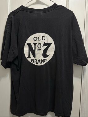 Jack Daniels Men's Black Logo Short Sleeve Tee